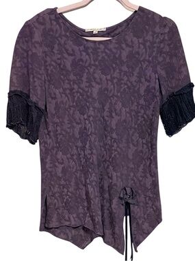 Spencer Alexis deep purple top